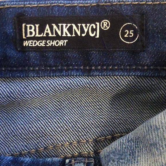 Blank NYC Distressed Wedge Shorts - Picture 4 of 4